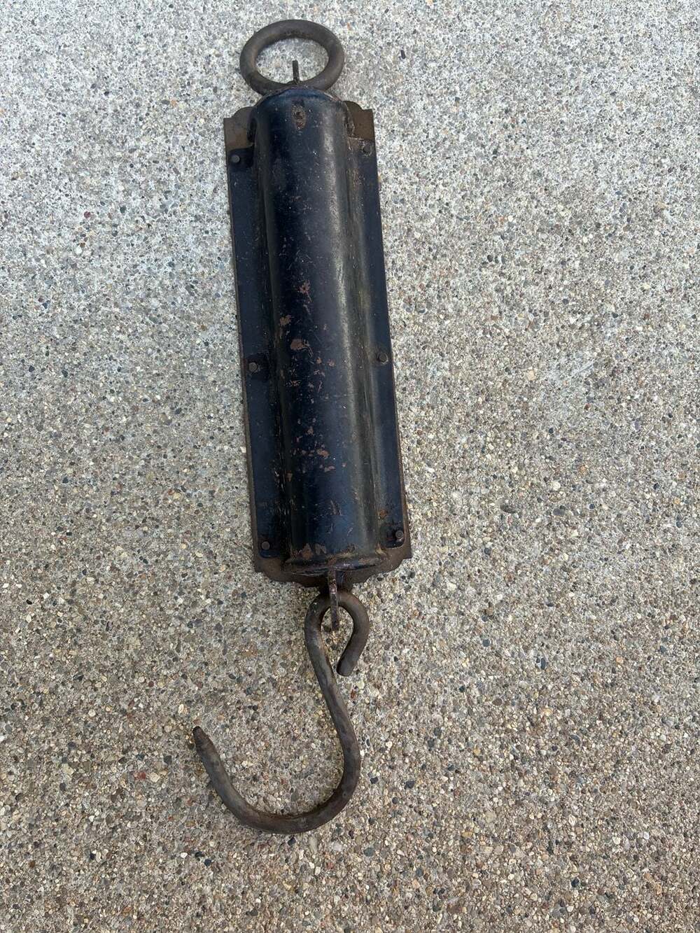 Antique Landers Improved Balance No 2 Hanging Spring Scale 50 Lb Capacity